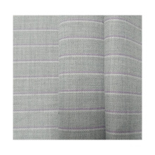 new custom fabric supplier cheap tr polyester viscose base rayon spandex yarn dyed stripe brushed fabric for suiting